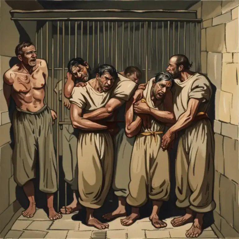 Visual representation of "torture" - To cause someone severe physical or mental pain, often to make them say something they do not want to.