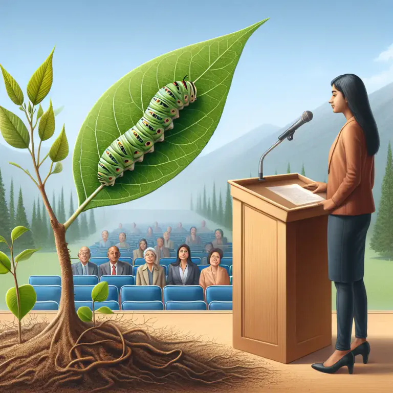 Visual representation of "larval" - Underdeveloped or immature.