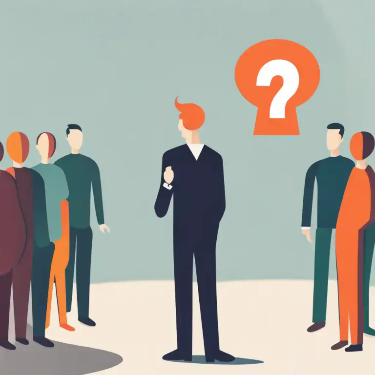 Visual representation of "who am I, who are you, etc. to do something?" - Used to seek clarification about someone's identity or role in a given context