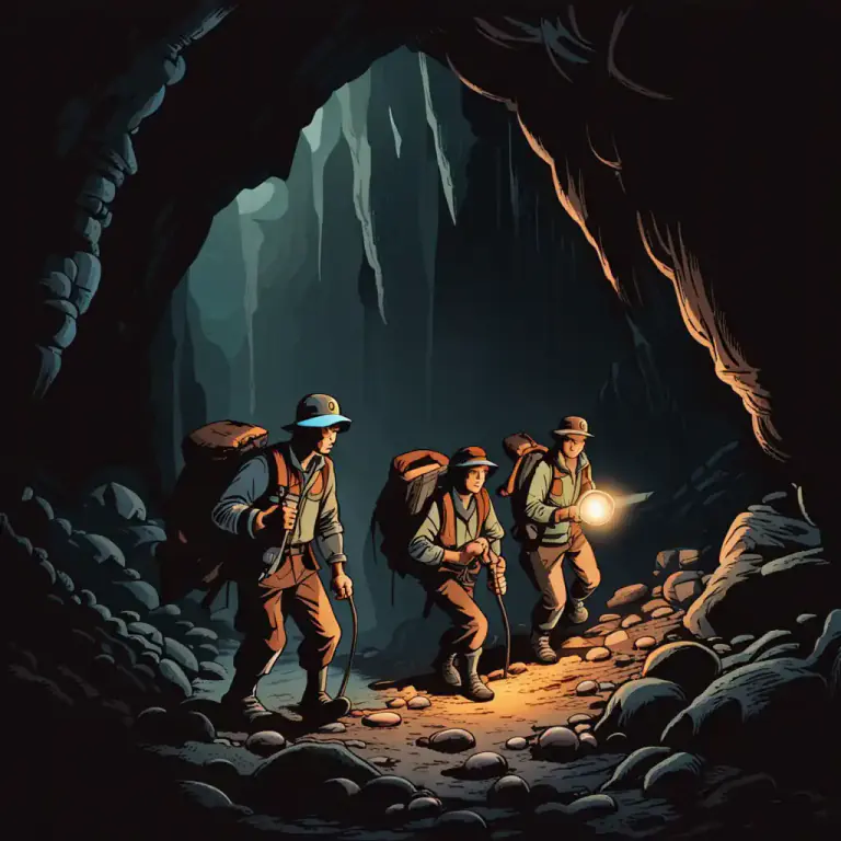 Visual representation of "descend" - To go to a place, especially one that is considered lower or less pleasant