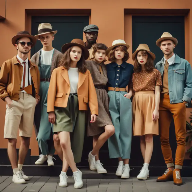 Visual representation of "trend" - A fashion