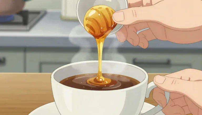 Visual representation of "sweeten" - To make something taste sweeter by adding sugar or other sweet substance.