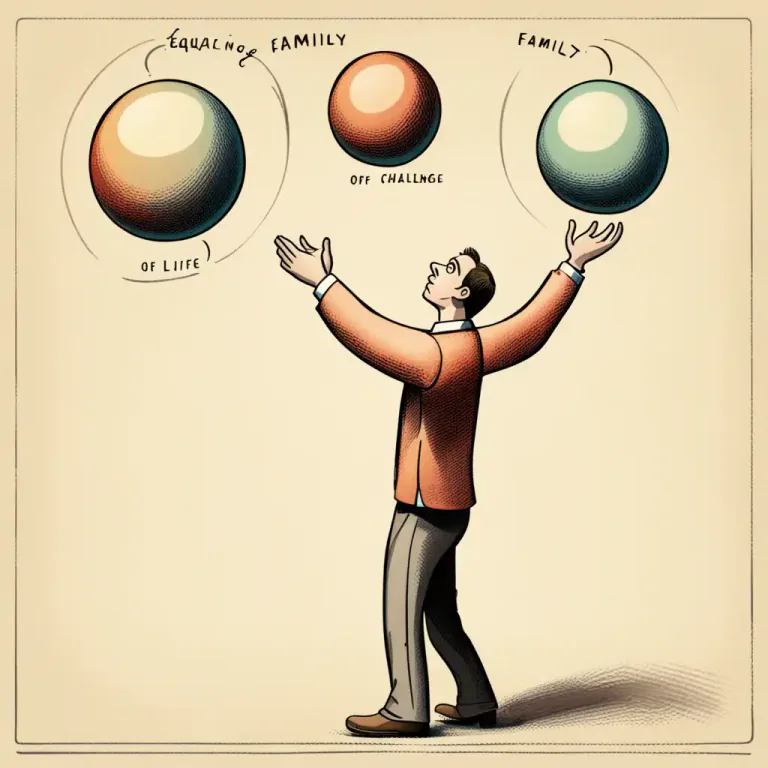 Visual representation of "equipoise" - To balance or make equal