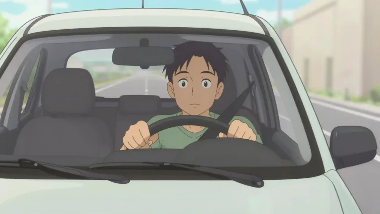 Visual representation of "motorist" - A person who drives a car