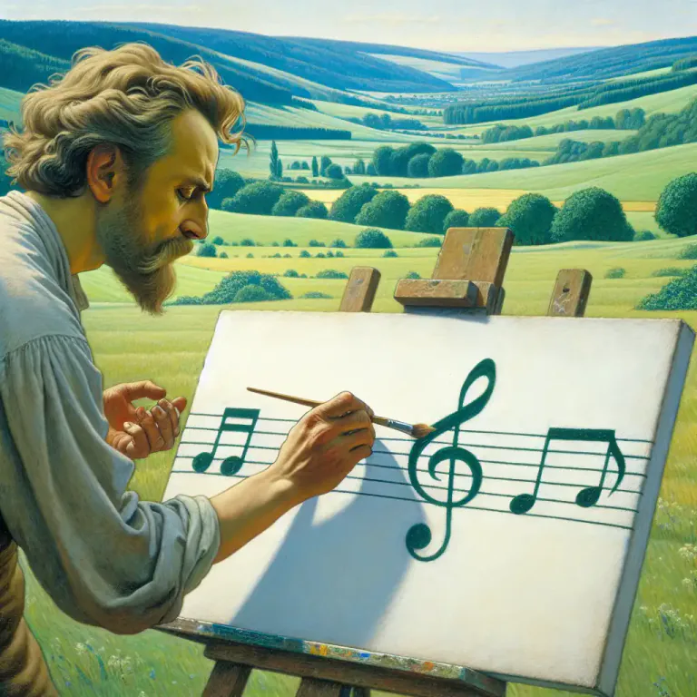 Visual representation of "compile" - To compose, create or put together something such as a song, poem or piece of music from various elements.