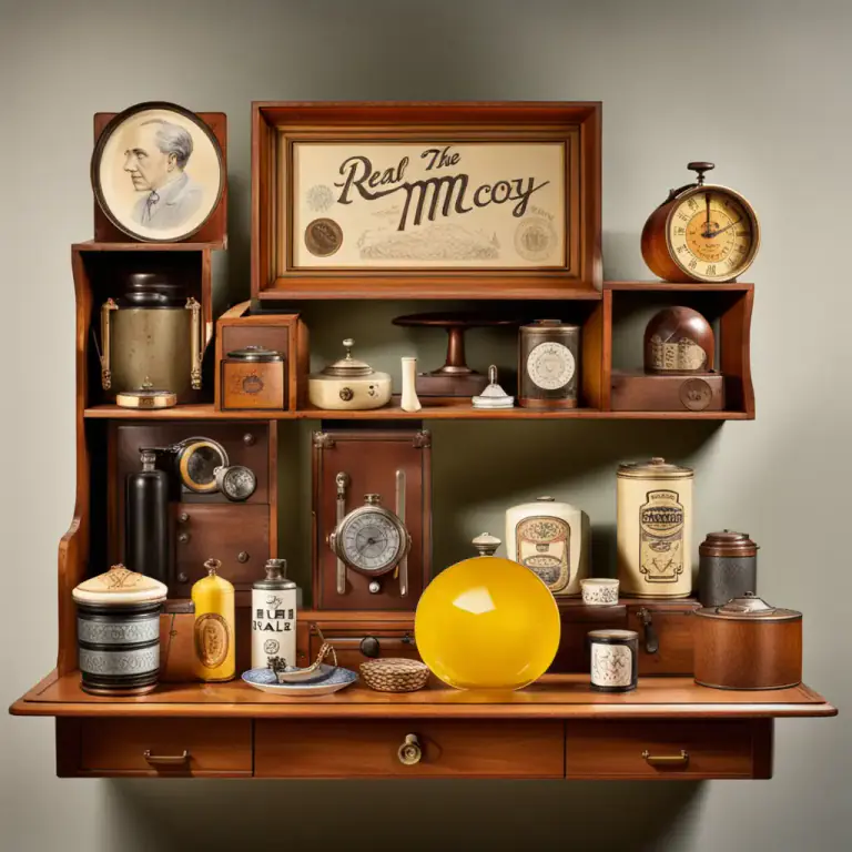 Visual representation of "the real McCoy" - The genuine thing or person.