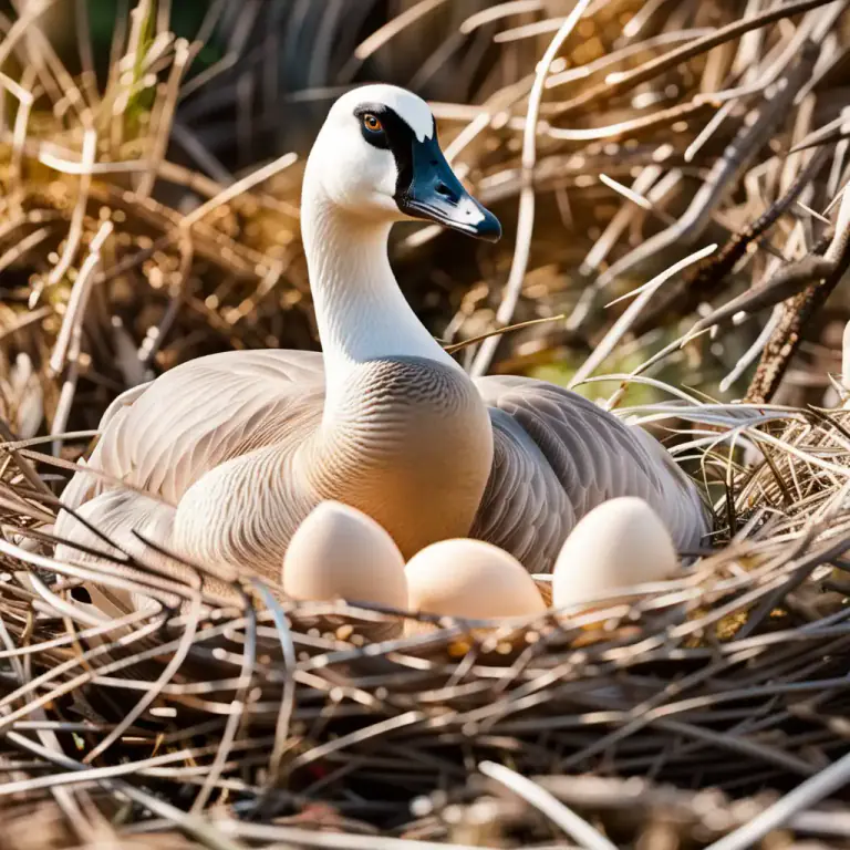 Visual representation of "goose" - The female counterpart of a gander.