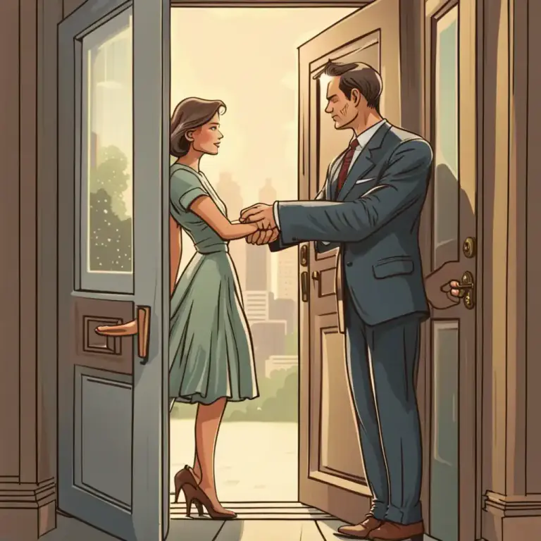Visual representation of "gallant" - Polite, kind and attentive to women