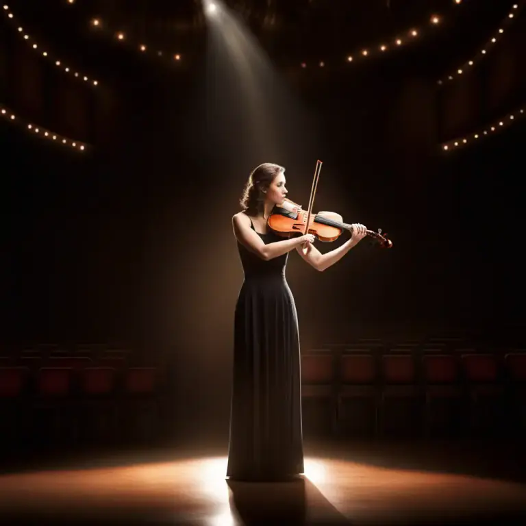 Visual representation of "solo" - A piece of music or song performed by one person alone.