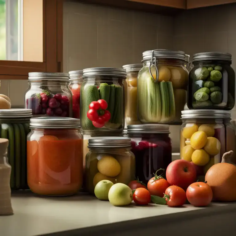 Visual representation of "preservation" - The process of treating food to stop it from going bad