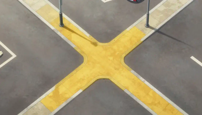 Visual representation of "intersect" - To cut across or through each other