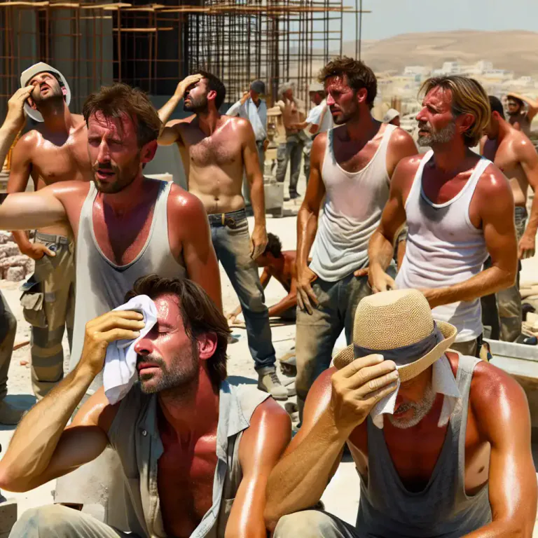 Visual representation of "parboil" - To expose to intense heat or hardship.