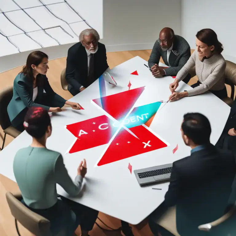 Visual representation of "rule out" - To decide that something is not possible or suitable