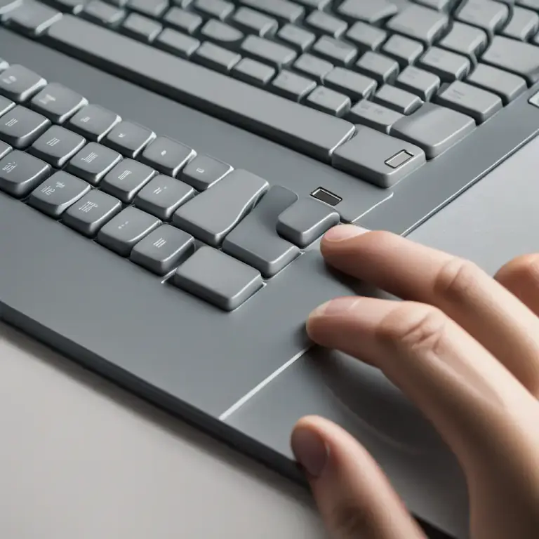 Visual representation of "pad" - A flat surface or part that is used to push, touch, or control something.