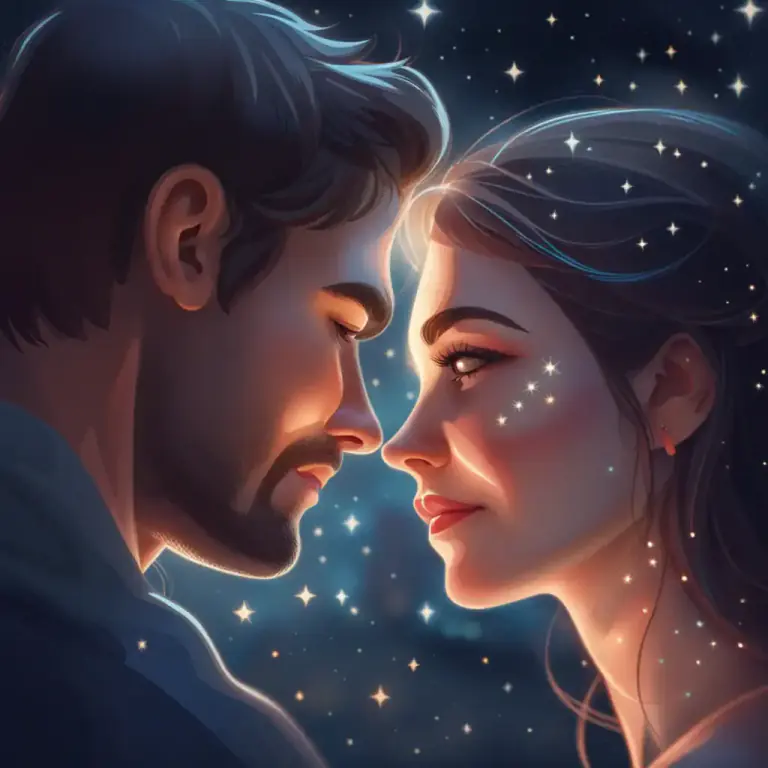 Visual representation of "stars in your eyes" - Feeling love or infatuation