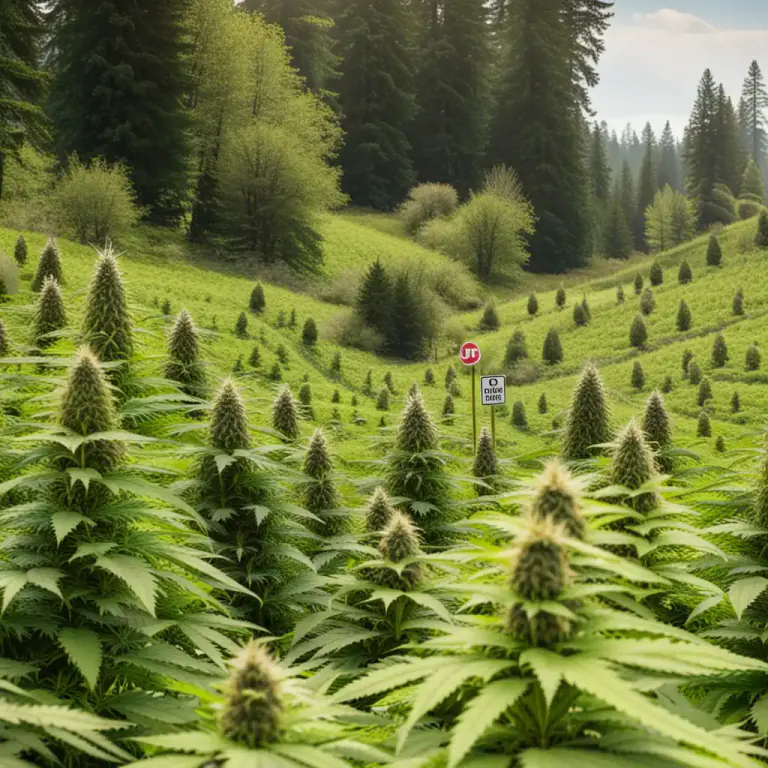 Visual representation of "marijuana" - The plant from which the drug is obtained.