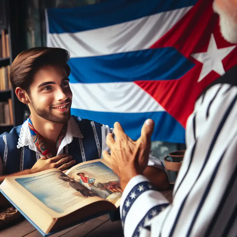 Visual representation of "cuban" - Regarding the Spanish spoken in Cuba