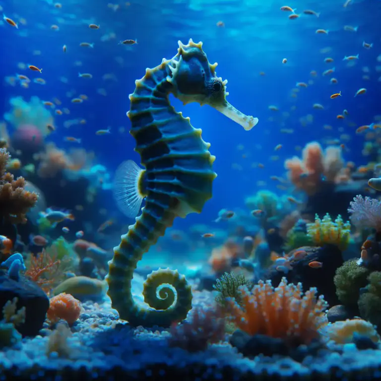 Visual representation of "hippocampus" - A genus of fish, also known as seahorses.