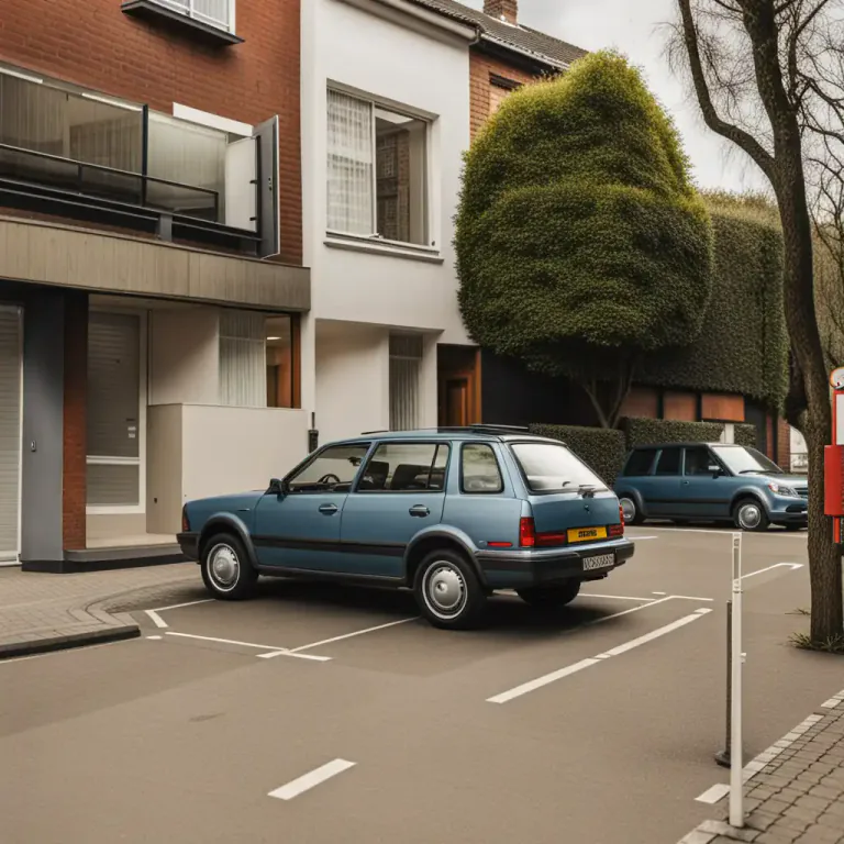 Visual representation of "park" - To leave a vehicle in a particular place
