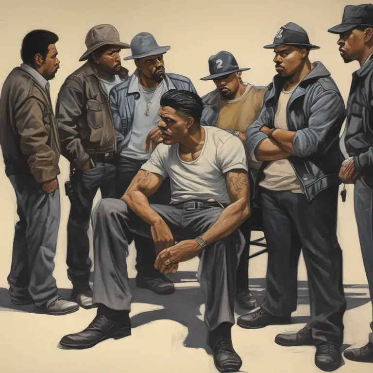 Visual representation of "at/from close quarters" - Directly and closely involved in dealing with something