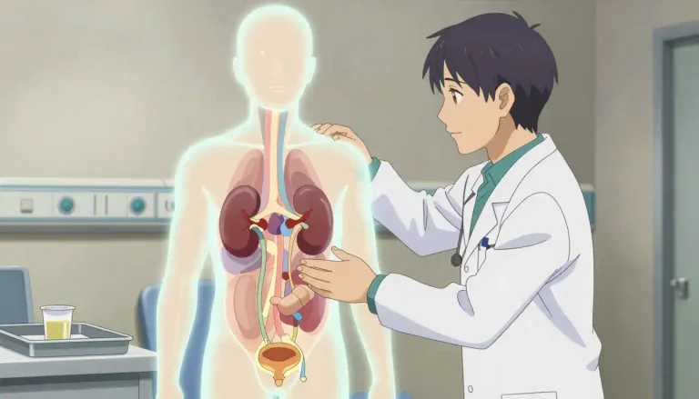 Visual representation of "urology" - The area of medicine dealing with urine and the urinary system in humans.