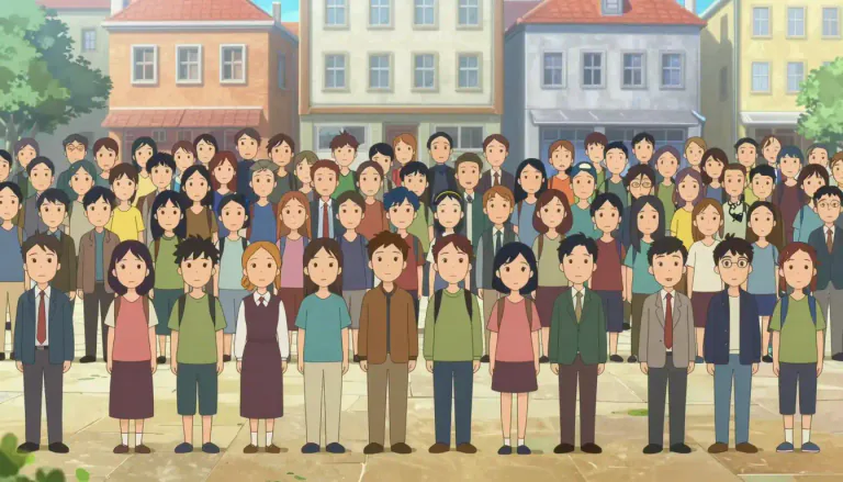 Visual representation of "homogeneous" - Made up of the same or similar kind or nature.