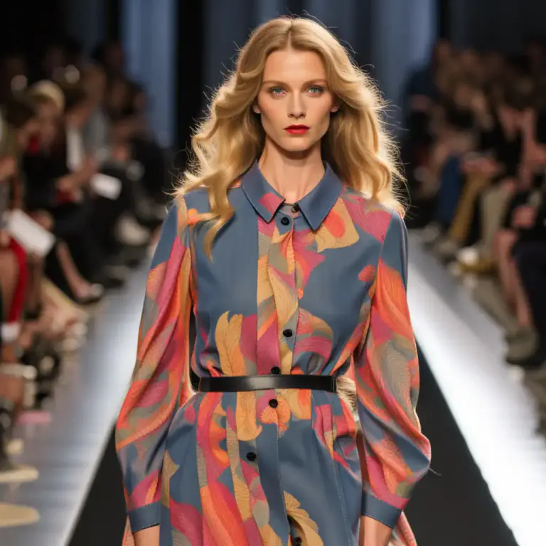 Visual representation of "mannequin" - A person who models clothes.