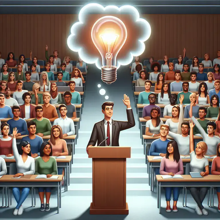 Visual representation of "provocative" - Causing thought or discussion about something