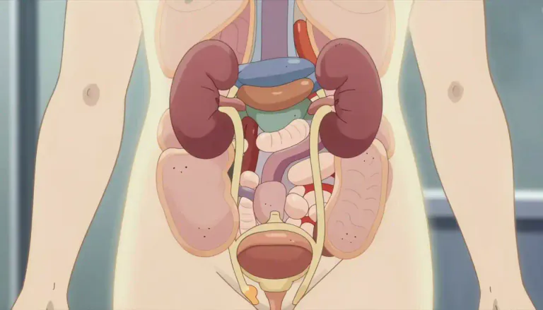 Visual representation of "genitourinary" - Relating to the organs of the reproductive system and the urinary system.