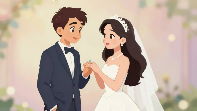 Visual representation of "fiance" - A man who is promised to a woman to marry in the future