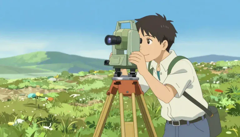 Visual representation of "theodolite" - A tool used by scientists, especially in the field of surveying, to measure angles in horizontal and vertical planes.
