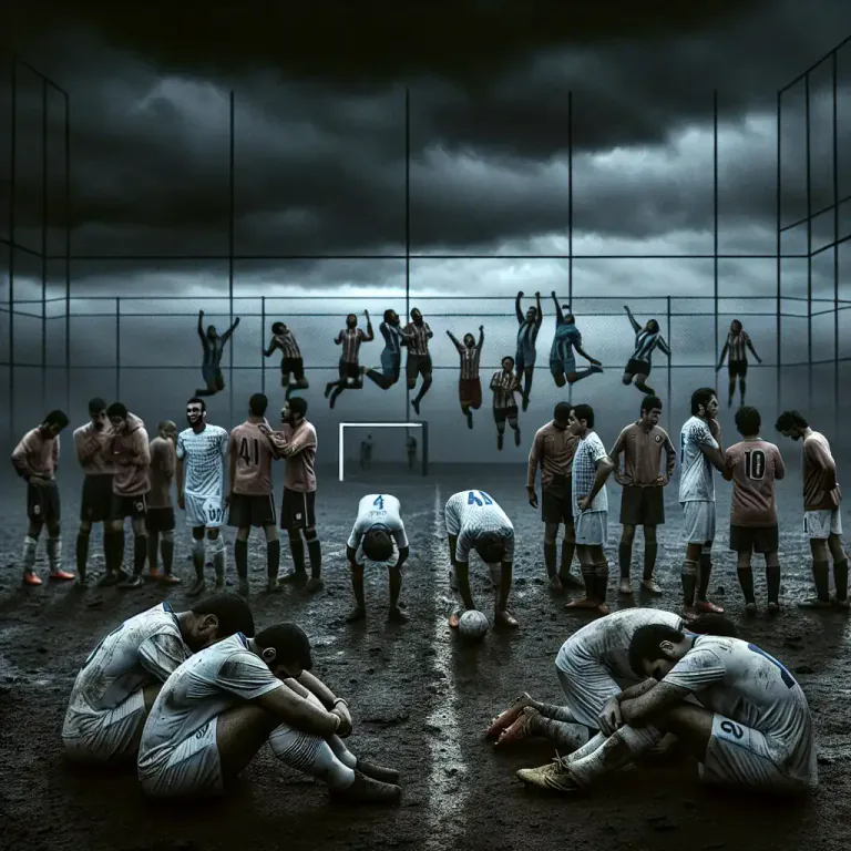 Visual representation of "dismally" - In a very poor or bad way, terribly.
