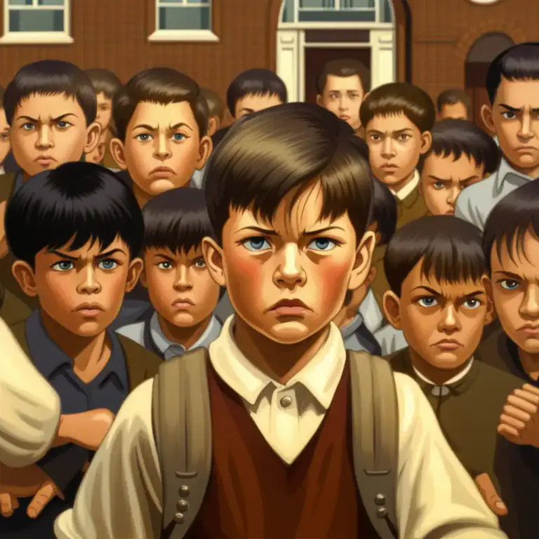 Visual representation of "scrappy" - Someone who loves to fight or argue