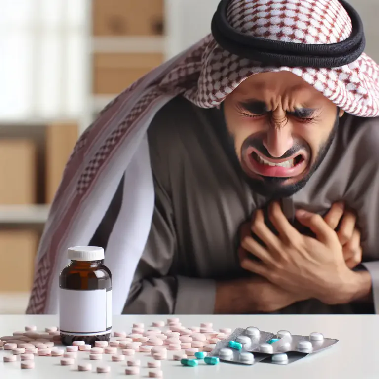 Visual representation of "kick" - To suddenly and strongly feel the negative physical effects of a drug