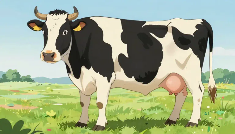 Visual representation of "holstein" - A breed of large Black and White dairy cattle originally from the Netherlands, known for its high milk yield.