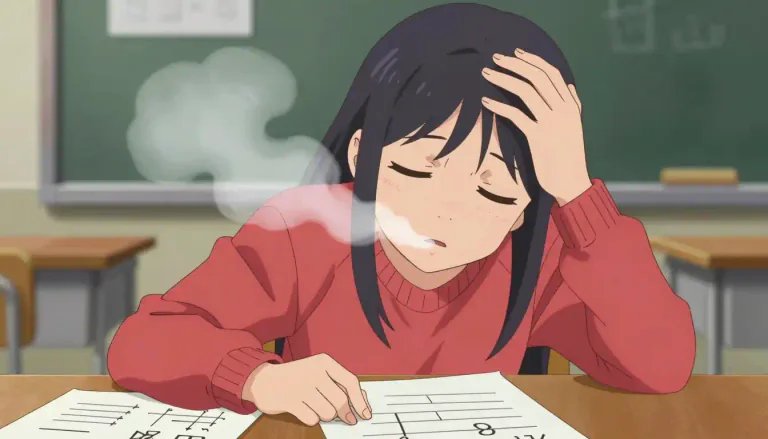 Visual representation of "sigh" - To take in and let out a long, loud breath, often because of sadness, stress, or relief