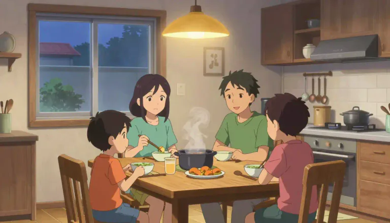 Visual representation of "homelife" - The domestic environment and experiences within a household.