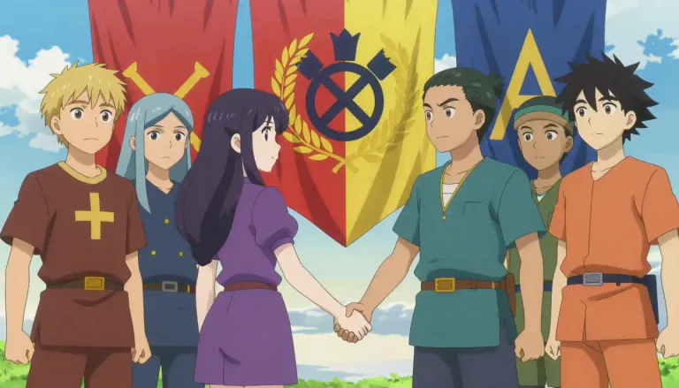 Visual representation of "alliance" - A joining of two or more organizations, countries, or people to work for the same goal or purpose.