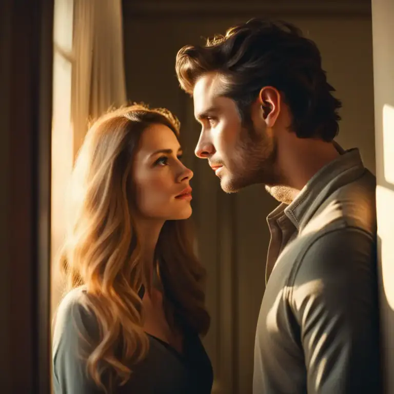 Visual representation of "fix on" - To focus one's gaze on something or someone.