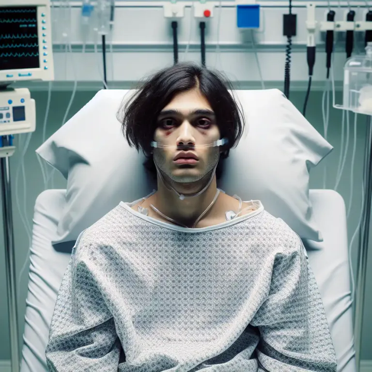Visual representation of "stupor" - A state of mental numbness or apathy, especially due to shock or trauma