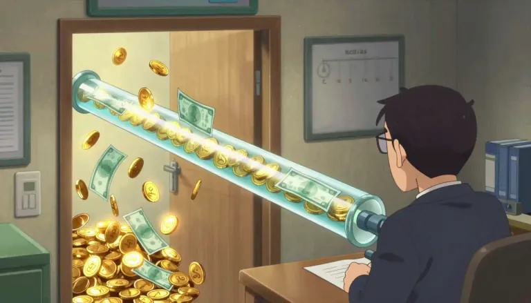 Visual representation of "cashflow" - Cashflow refers to the total amount of money being transferred into and out of a business at a given time.