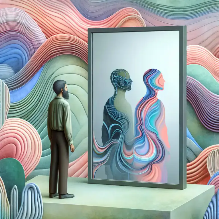 Visual representation of "fluidity" - The characteristic of gender identity that is not fixed and can change over time