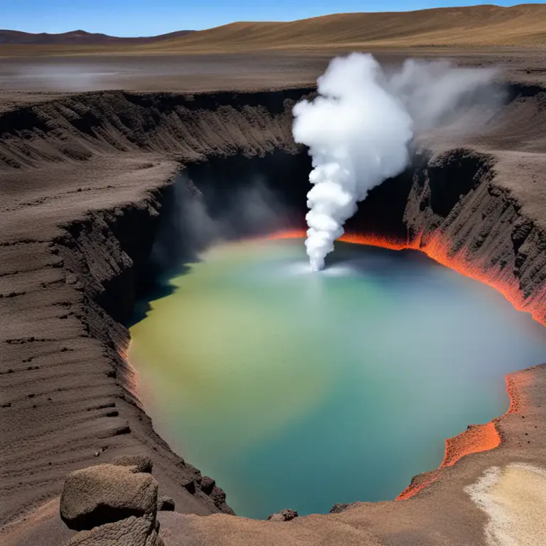 Visual representation of "blowhole" - An opening through which gases, especially air, can escape.