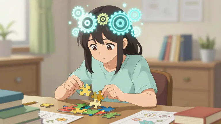 Visual representation of "intellect" - The ability to think and understand ideas and information.