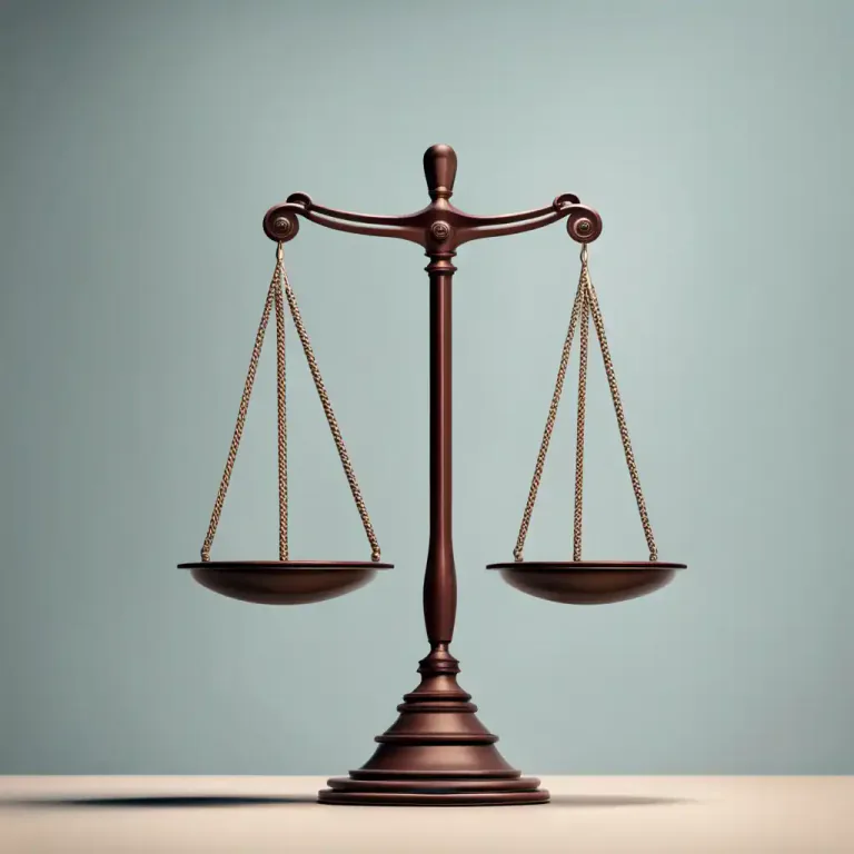 Visual representation of "just" - Based on or behaving according to what is morally right