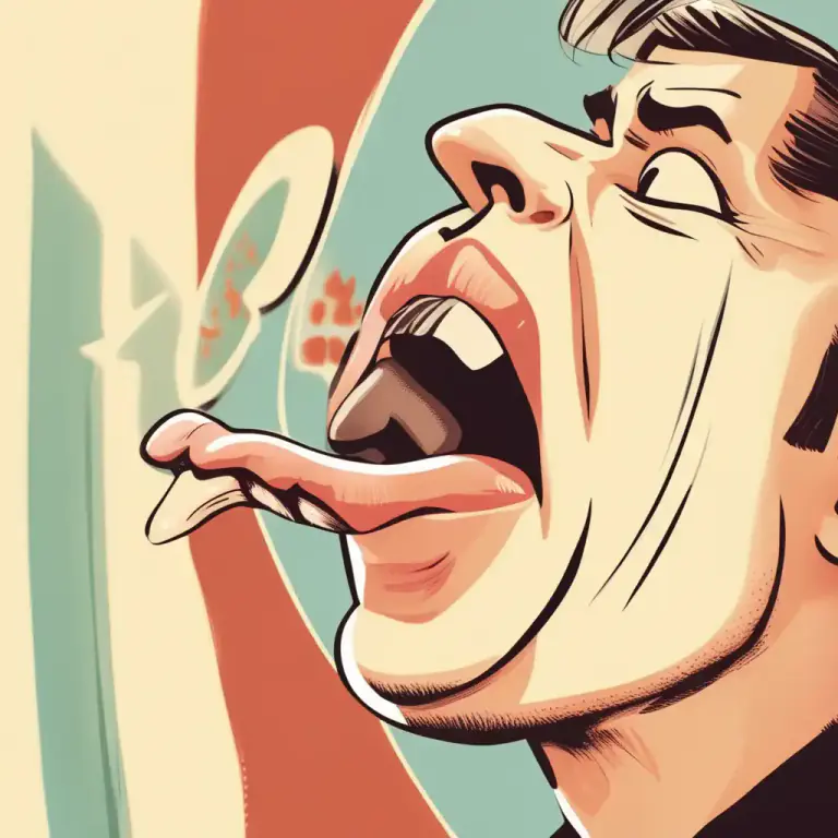 Visual representation of "retroflex" - Pronounced with the tip of the tongue curled up towards the hard palate.