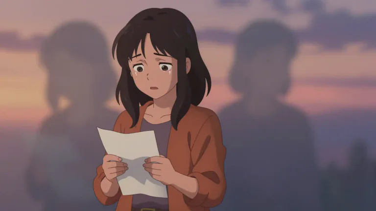 Visual representation of "rue" - To feel sad and regretful about something