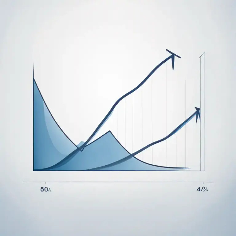 Visual representation of "steady" - Happening or developing in a smooth, constant way without stopping