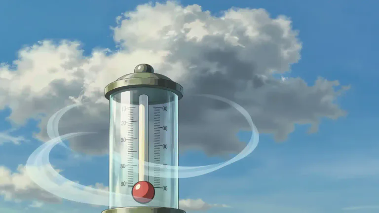Visual representation of "barometric" - Related to or involving the pressure of the atmosphere.