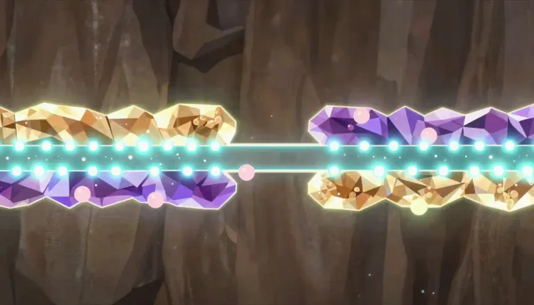 Visual representation of "bandgap" - The energy range in a solid where no electron states can exist, significant for understanding electrical and optical properties.